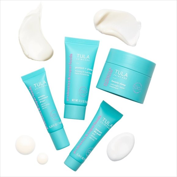 Tula Other - NEW ✅ TULA Skincare 5 Piece Firming & Smoothing Discovery Kit ⭐ New with Case